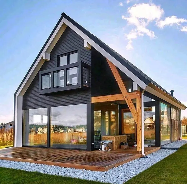 wooden villas